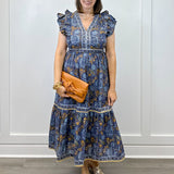 Kira Dress- Moonlit Petal Long Dresses Clara the Label