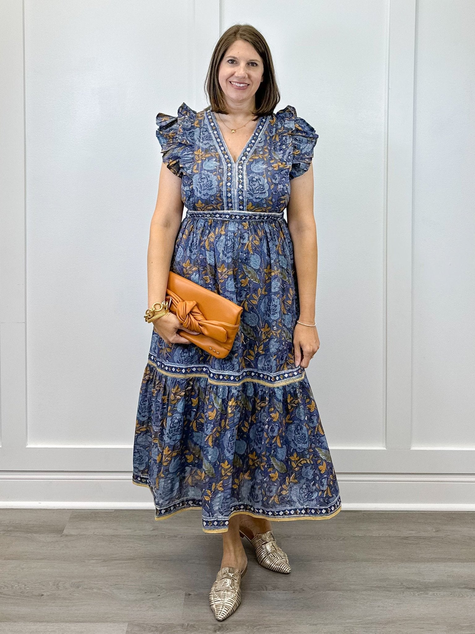 Kira Dress- Moonlit Petal Long Dresses Clara the Label