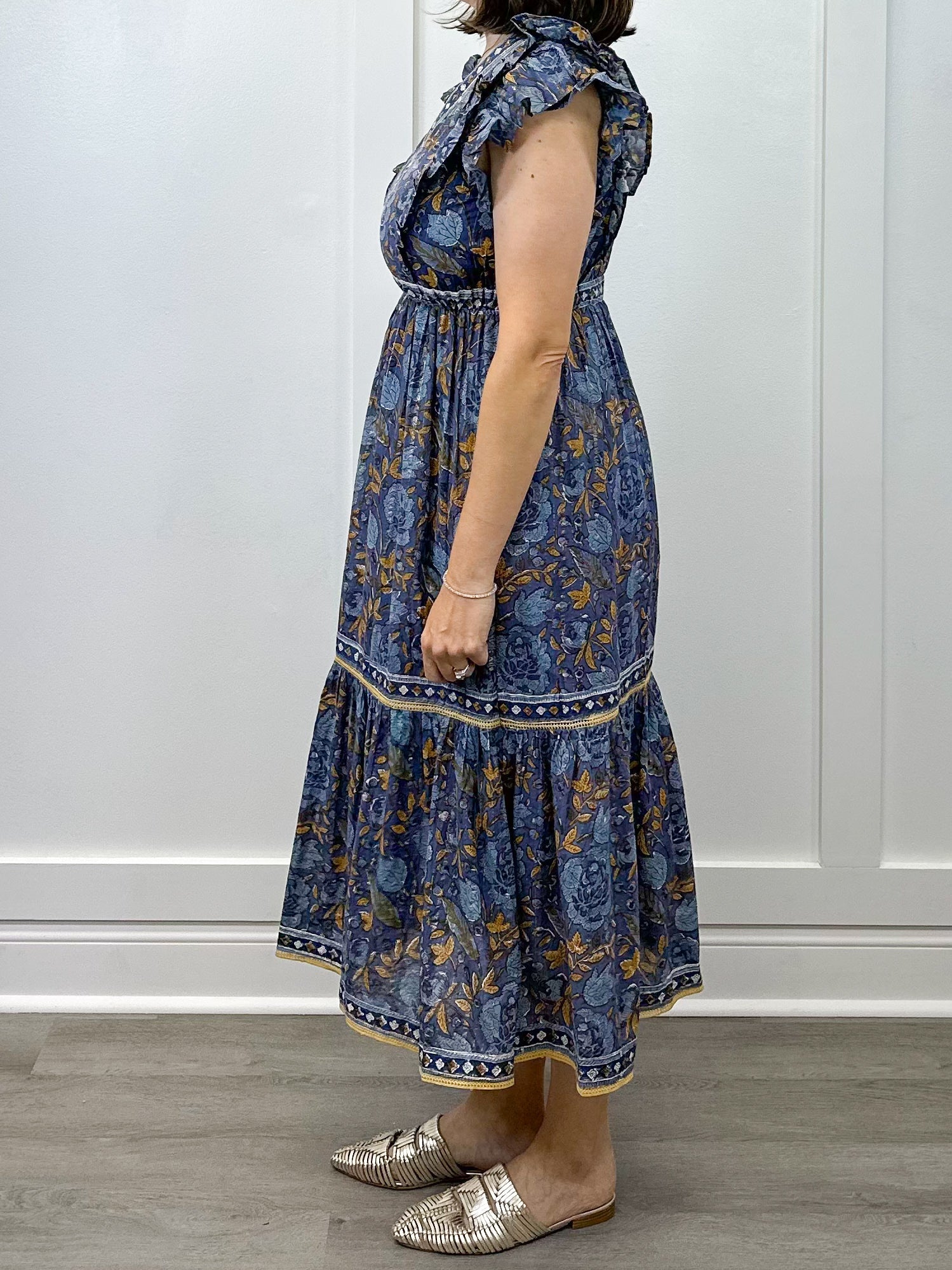 Kira Dress- Moonlit Petal Long Dresses Clara the Label