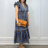 Kira Dress- Moonlit Petal Long Dresses Clara the Label