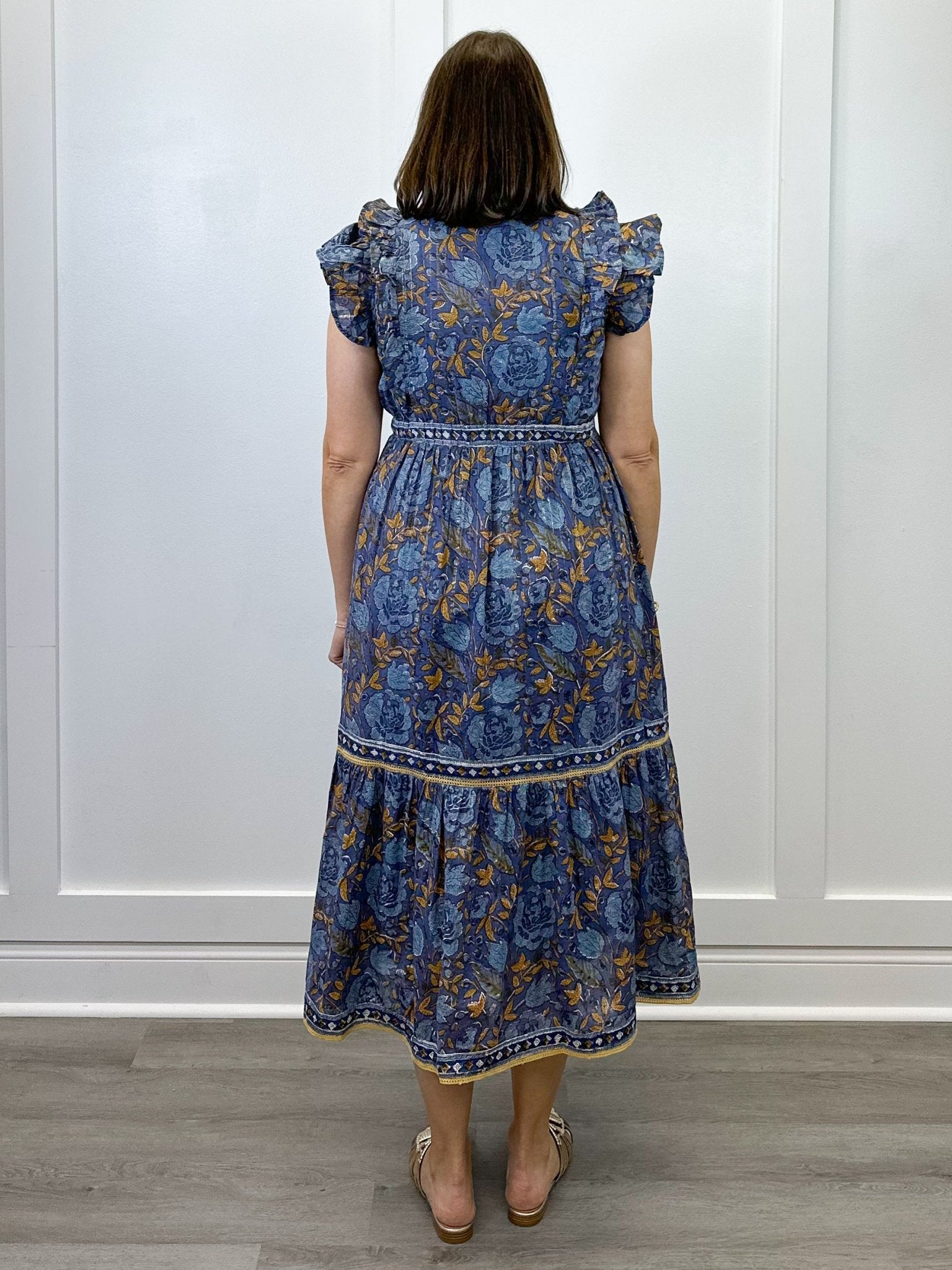 Kira Dress- Moonlit Petal Long Dresses Clara the Label