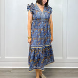 Kira Dress- Moonlit Petal Long Dresses Clara the Label