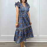 Kira Dress- Moonlit Petal Long Dresses Clara the Label