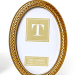 Laurel Wreath Oval Photo Frame 4x6 Home Decor Two's Company