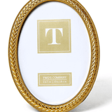 Laurel Wreath Oval Photo Frame 5x7 Home Decor Two's Company