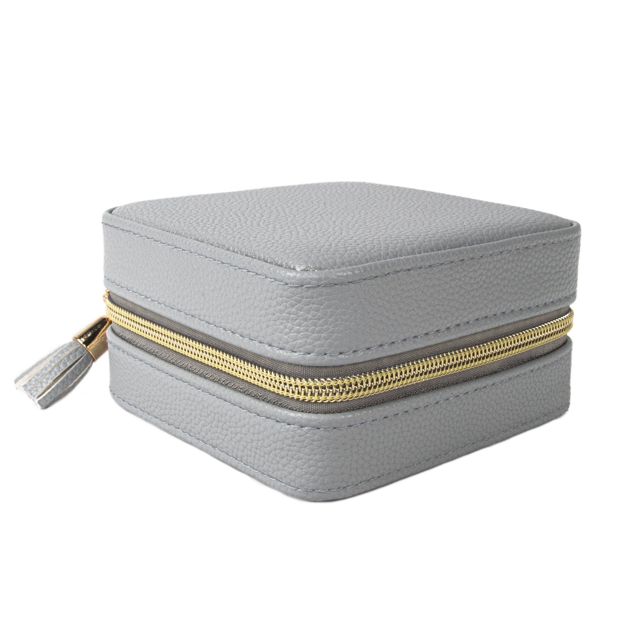 Leah Travel Jewelry Case: Red-2972 Cases Brouk and Co.
