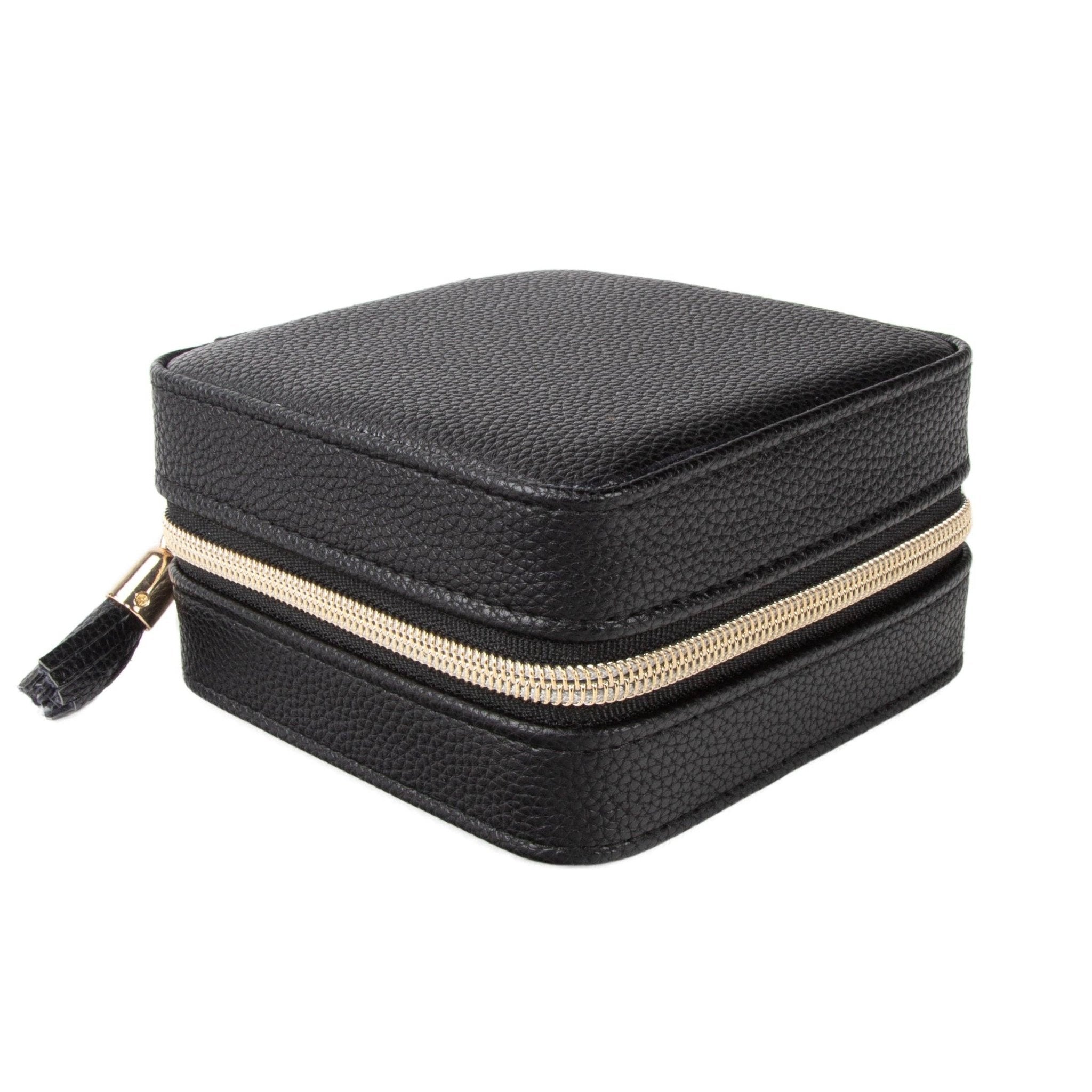 Leah Travel Jewelry Case: Red-2972 Cases Brouk and Co.