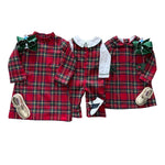 Leigh Dress - Festive Tartan Girls Occasion Dresses The Oaks Apparel Company