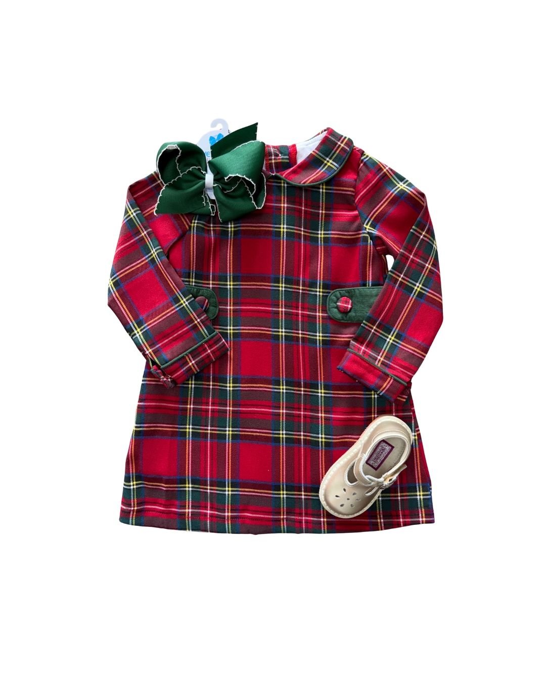 Leigh Dress - Festive Tartan Girls Occasion Dresses The Oaks Apparel Company
