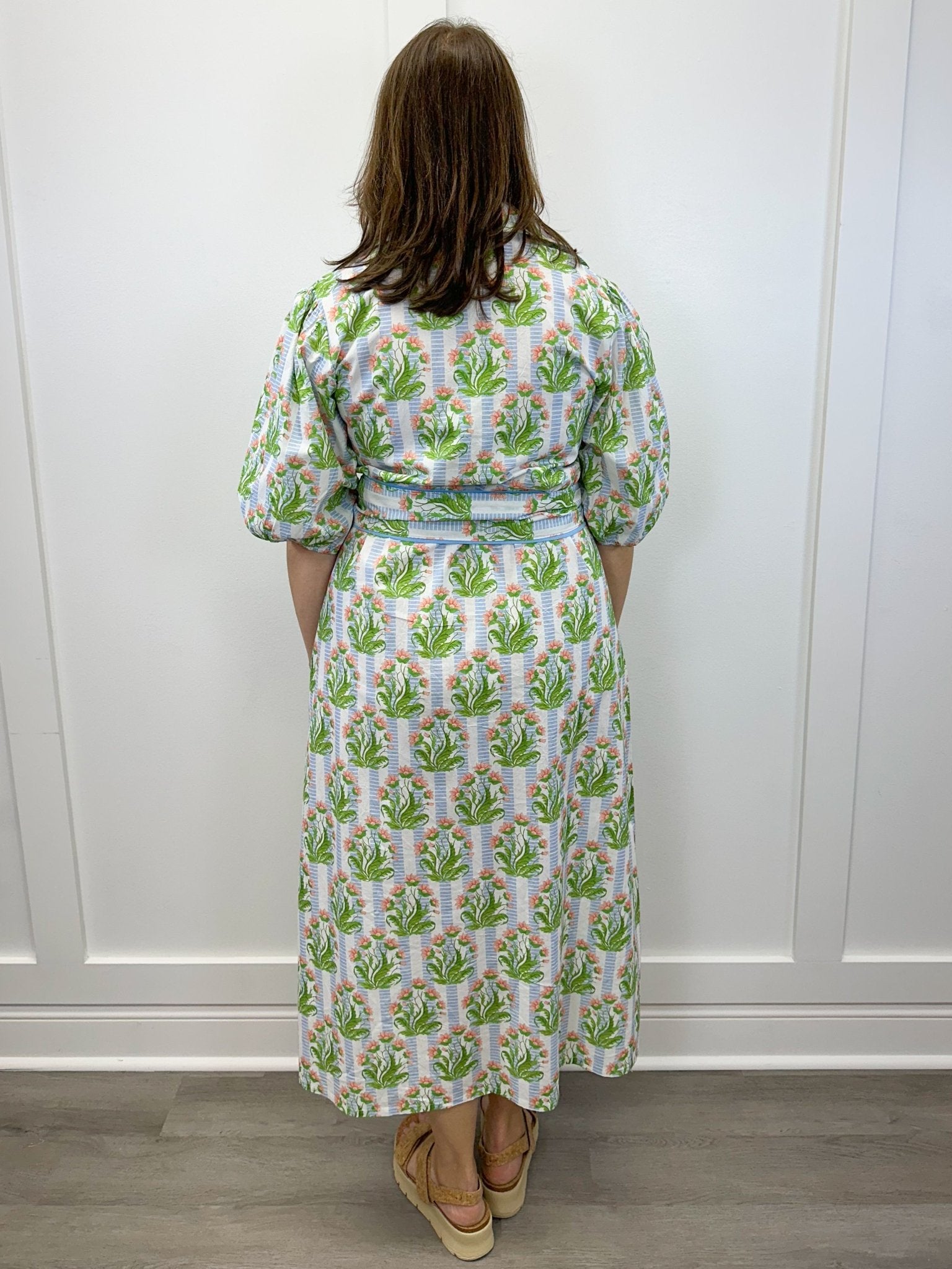Leila - Chateau Toile Long Dresses Marigold