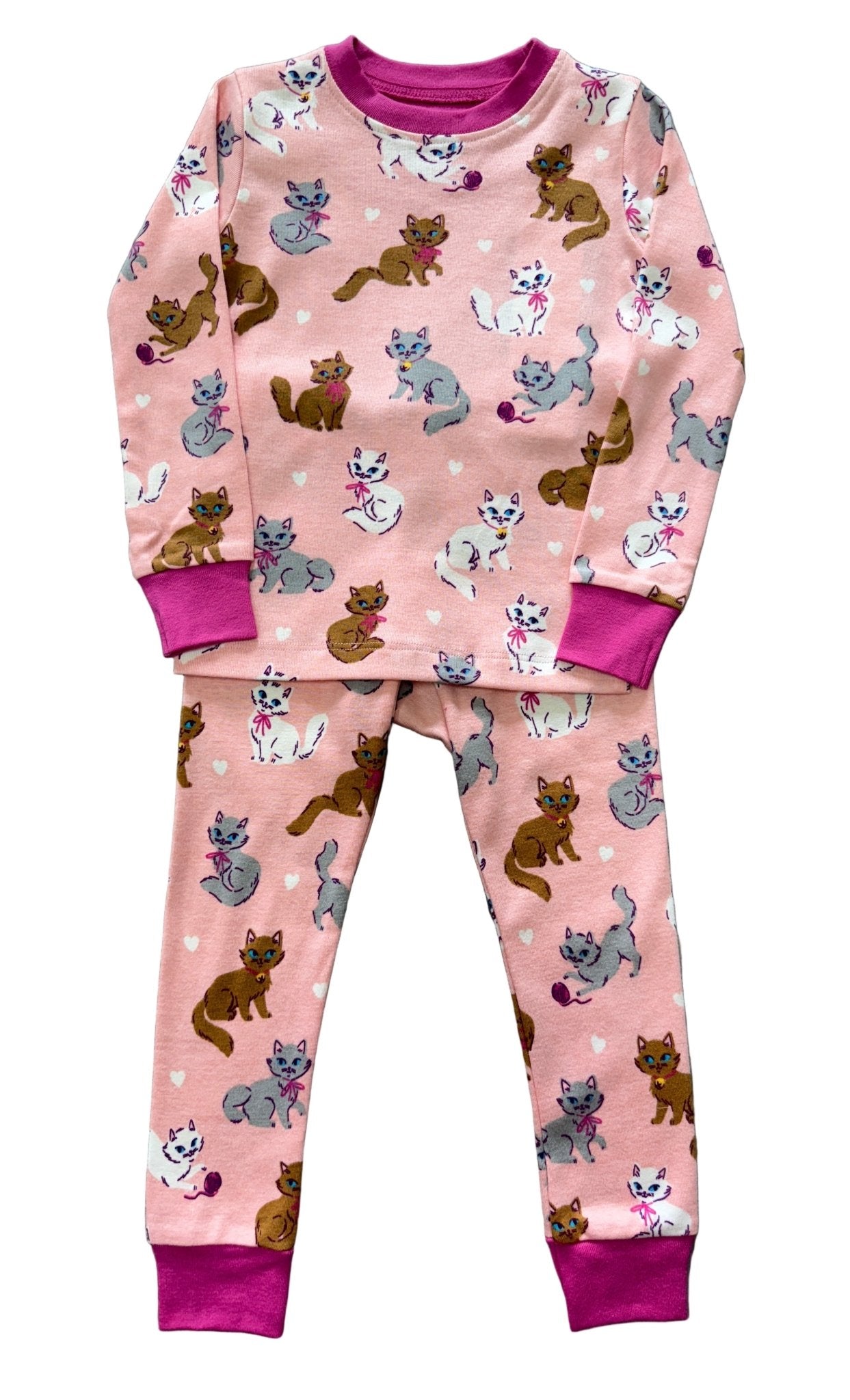 Little Kitties Cotton Pajama Set Kids Pajamas Hatley