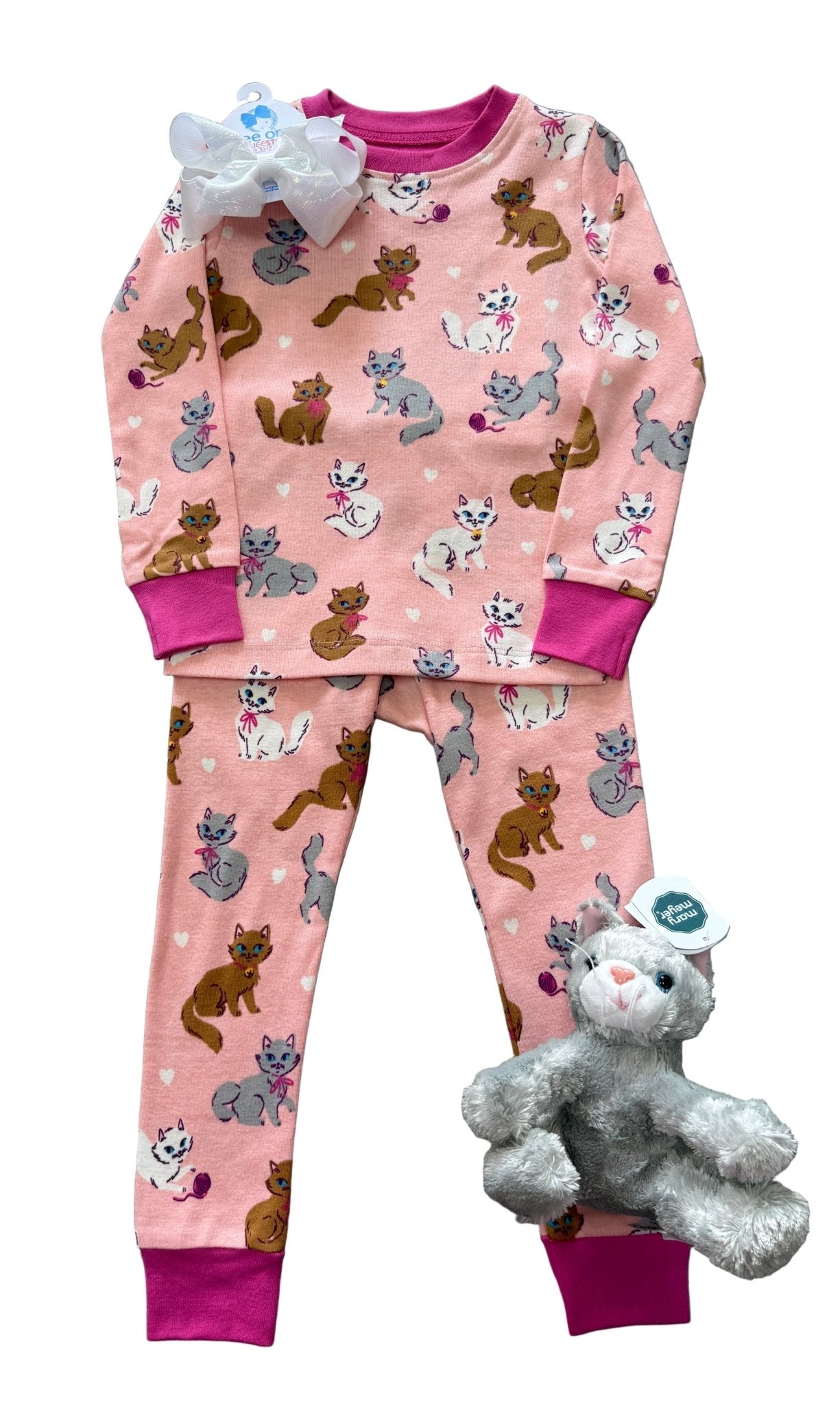 Little Kitties Cotton Pajama Set Kids Pajamas Hatley