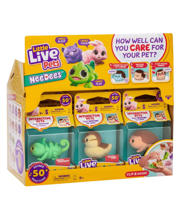 Little Live Pets Needees Toys License 2 Play