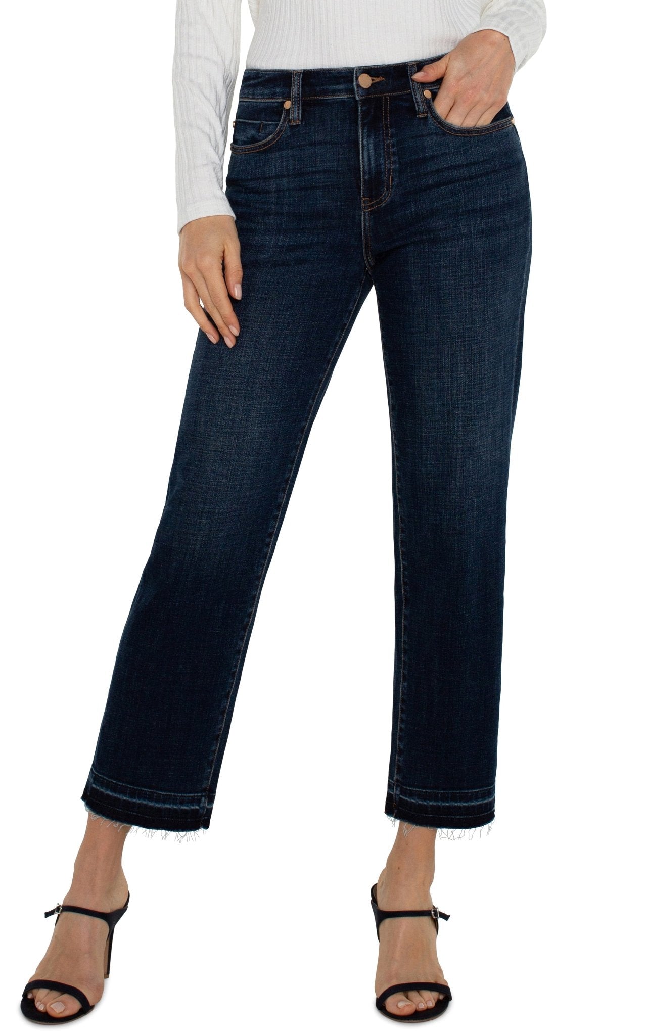 Liv Non Skinny W/ Let Down Hem - Albany Jeans Liverpool