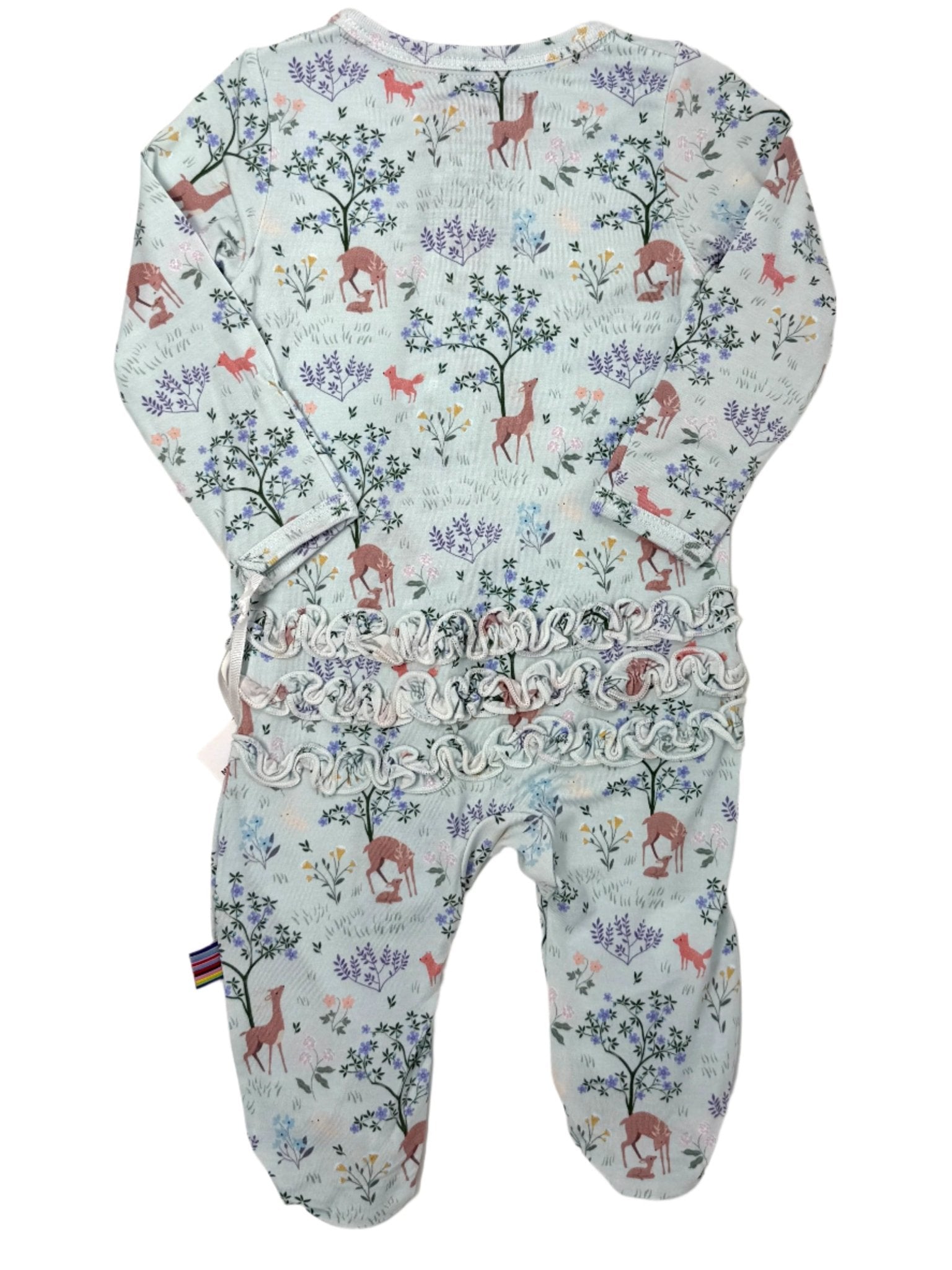Love You Deerly Modal Footie Baby Sleepwear Magnetic Me