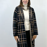 L/S Coatigan w/ Pockets - Black Outerwear Tribal