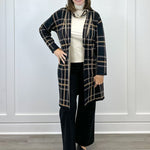 L/S Coatigan w/ Pockets - Black Outerwear Tribal