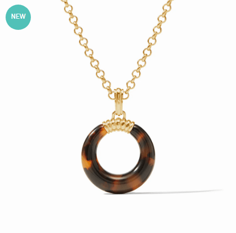 Madison Statement Necklace - Tortoiseshell Necklaces Julie Vos