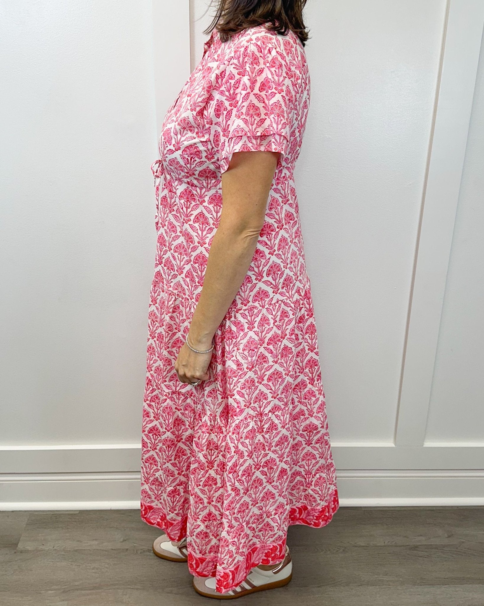 Magnolia Flutter - Persimmon Long Dresses Victoria Dunn Design