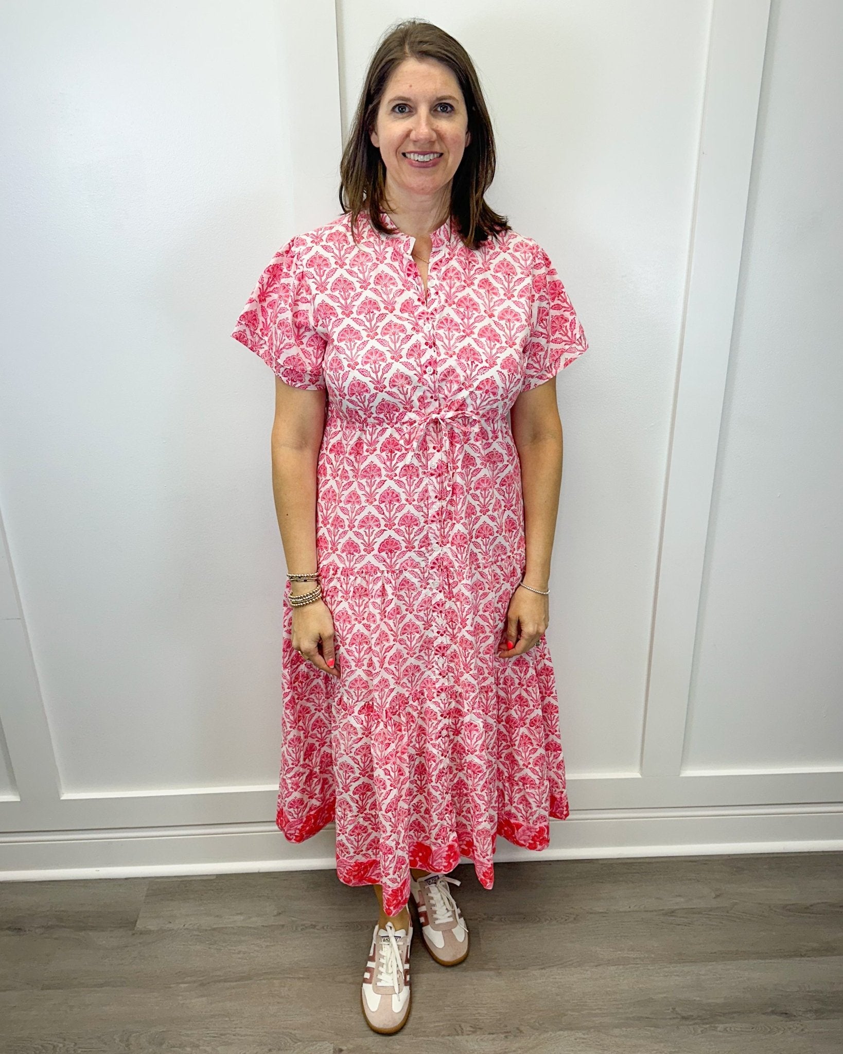 Magnolia Flutter - Persimmon Long Dresses Victoria Dunn Design