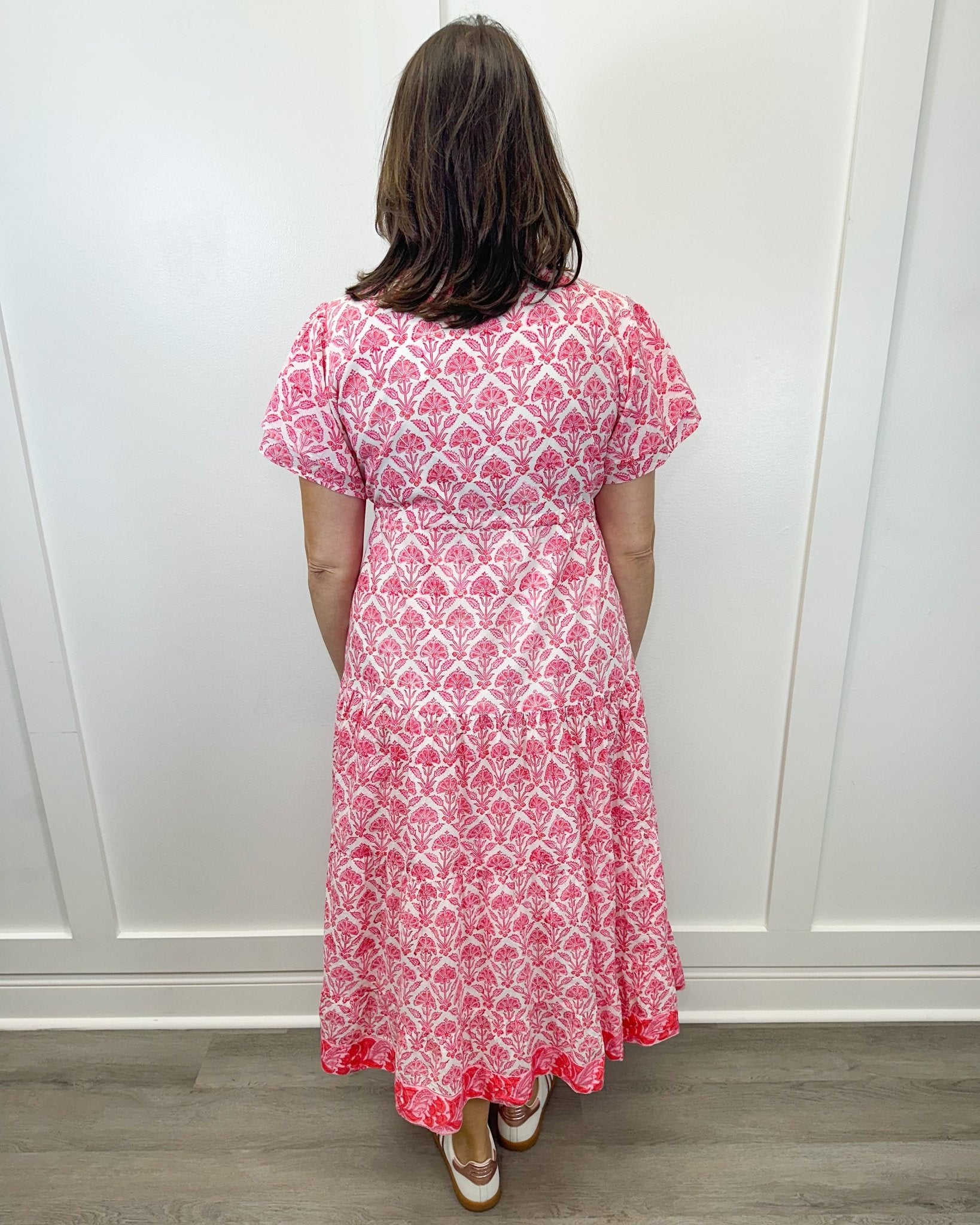 Magnolia Flutter - Persimmon Long Dresses Victoria Dunn Design