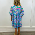 Malibu Dress - Periwinkle Floral Girls Play Dresses Finding Foxtale