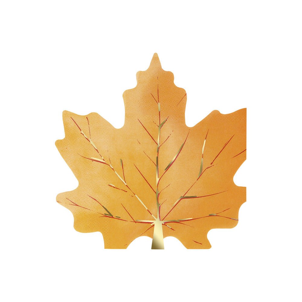 Maple Leaf Shaped Napkins Seasonal Meri Meri