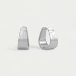 Mara Hinged Hoops - Silver Earrings Dean Davidson