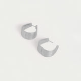 Mara Hinged Hoops - Silver Earrings Dean Davidson