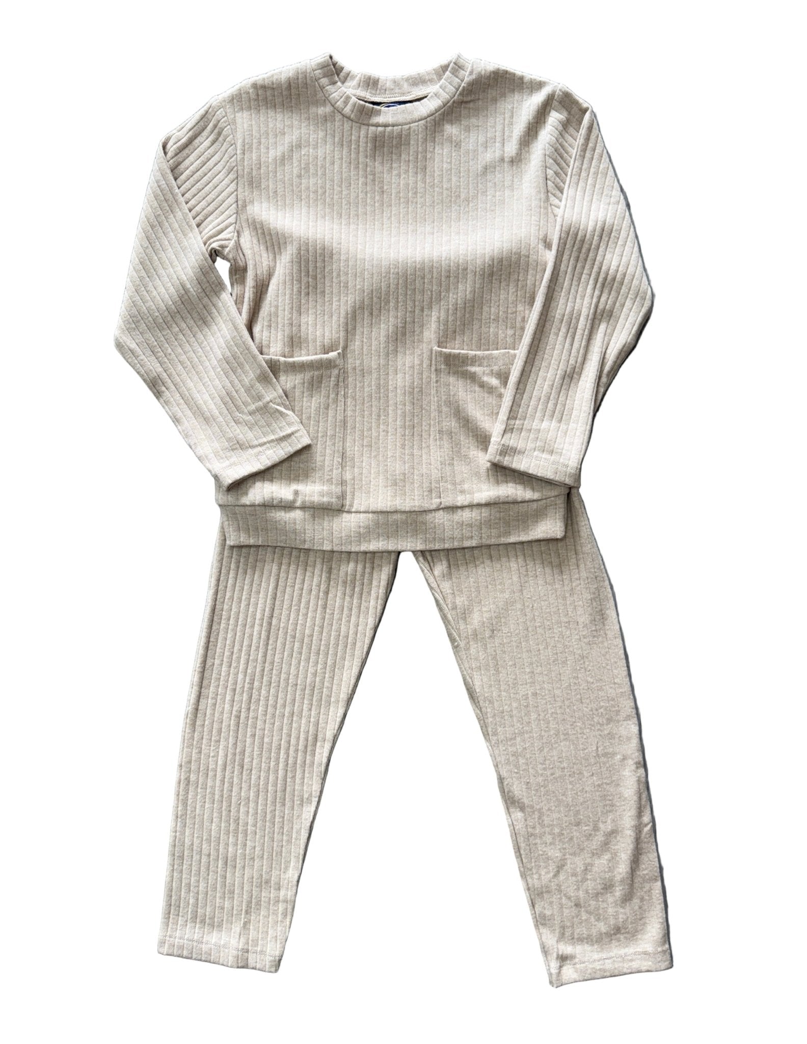 Mariah Legging Set - Tan Girls Sets Emma Jean