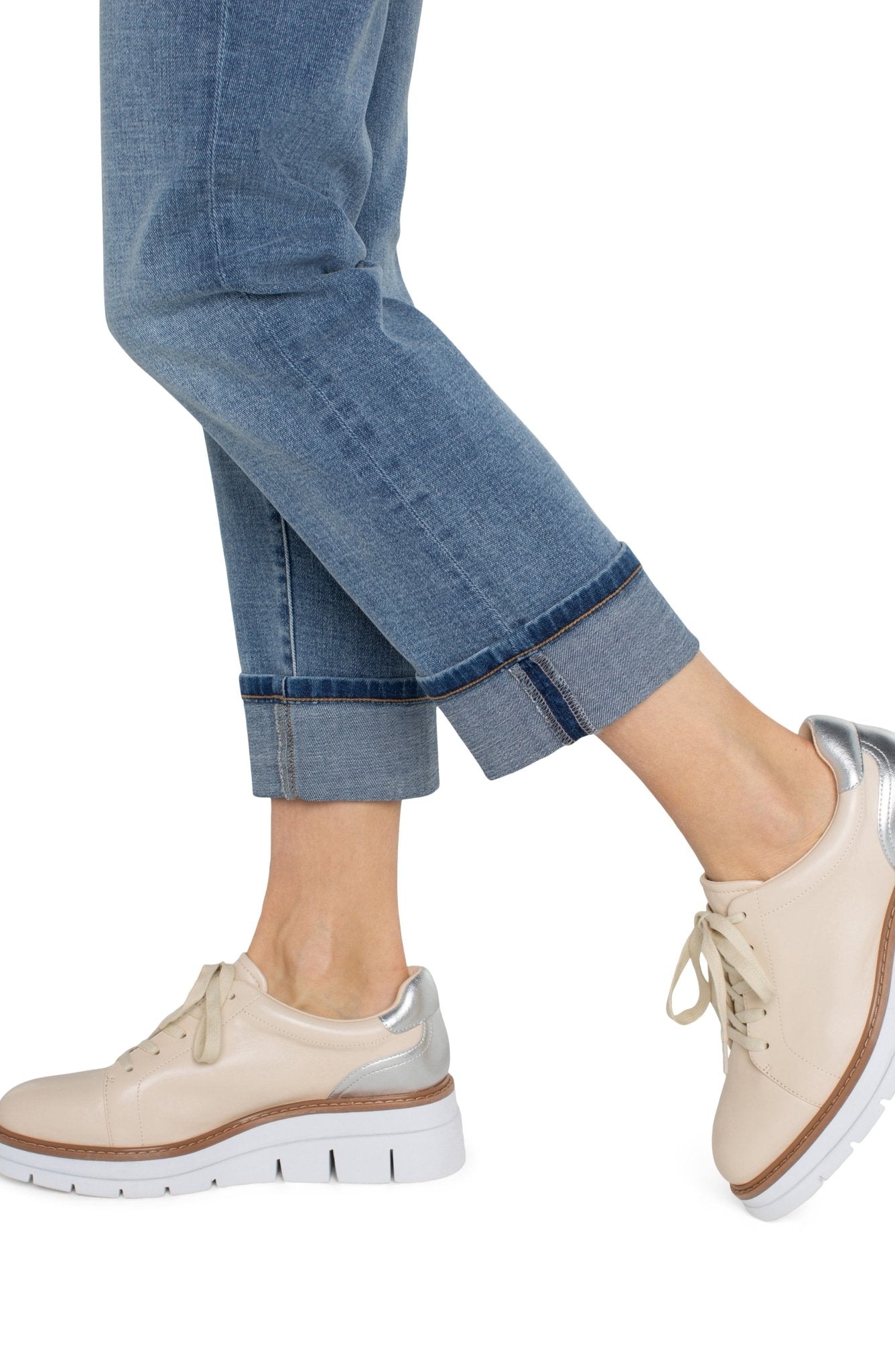 Marley Girlfriend Cuffed Jeans - Vineland Jeans Liverpool