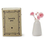 Matchbox Vase w/ Flowers - Assorted Home Decor Two's Company Lovely You