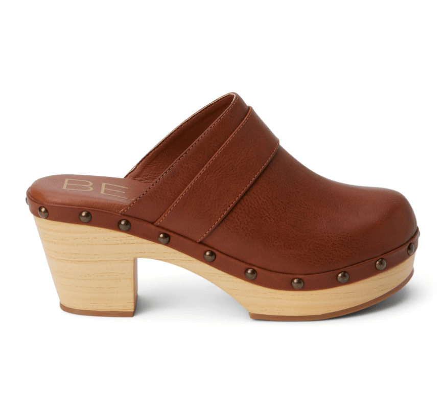 Maverick Heeled Clog - Cognac Shoes Matisse
