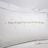 May Angels Surround You Always Pillow - Green Home Decor Anne Neilson Home