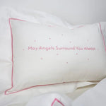 May Angels Surround You Always Pillow - Pink Home Decor Anne Neilson Home