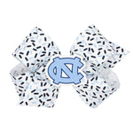 Medium Confetti Print with Badge - UNC Kids Hair Accessories Wee Ones