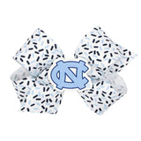 Medium Confetti Print with Badge - UNC Kids Hair Accessories Wee Ones