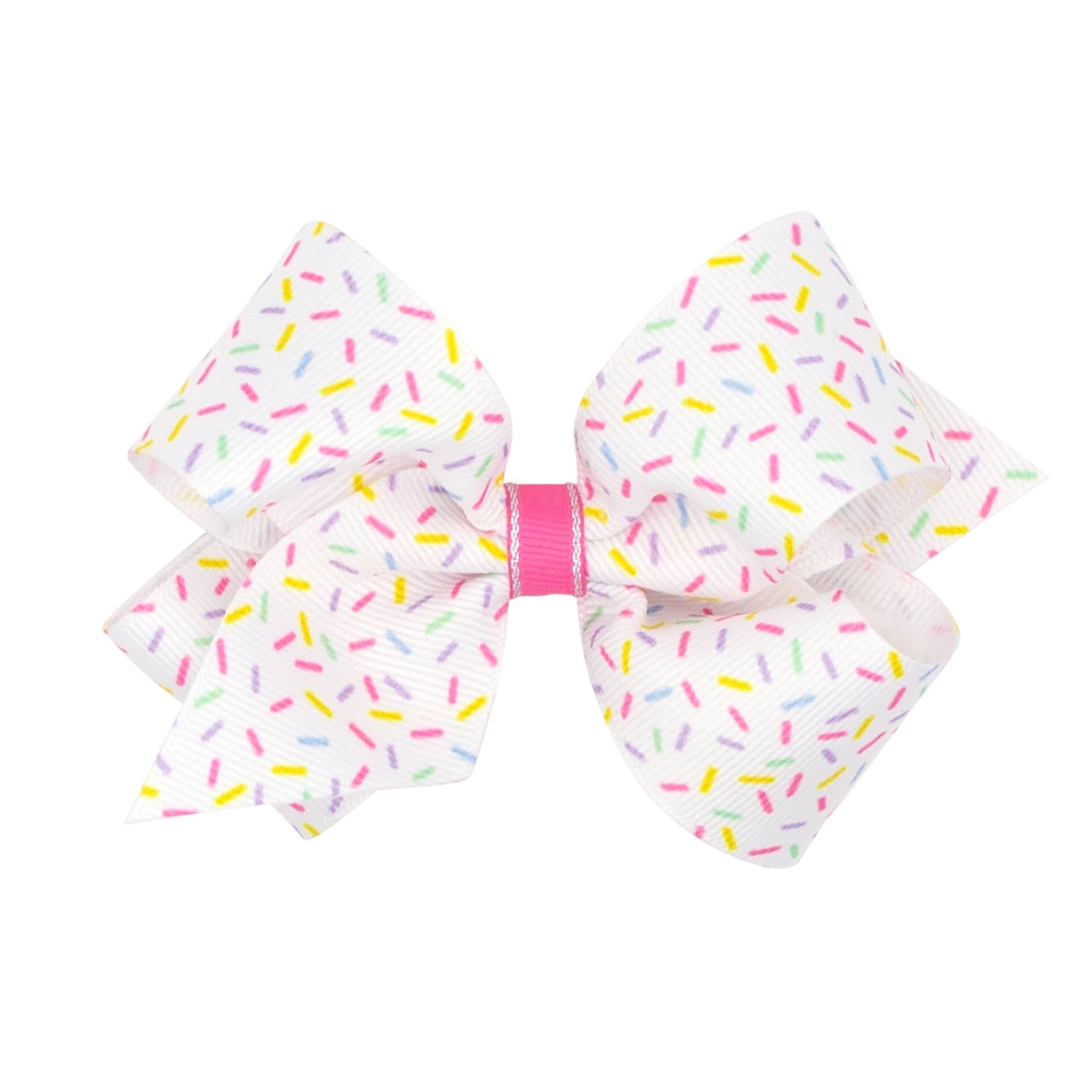 Medium Grosgrain Confetti Bow Kids Hair Accessories Wee Ones
