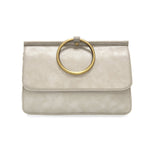 Metallic Silver Aria Ring Bag Purses + Totes Joy Susan