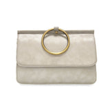 Metallic Silver Aria Ring Bag Purses + Totes Joy Susan