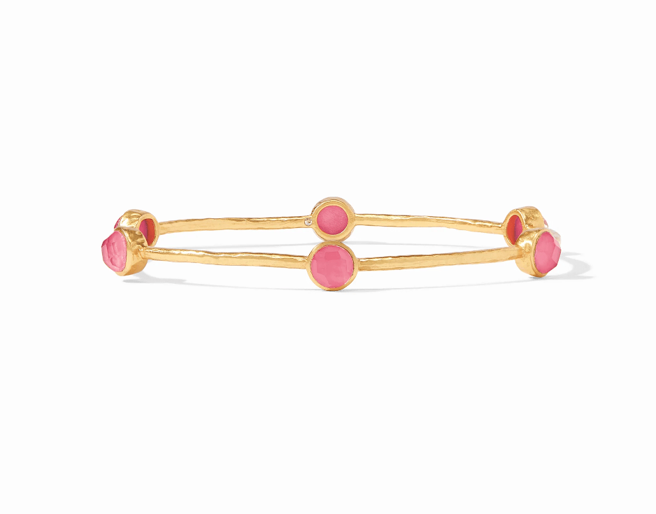 Milano Luxe Bangle Gold Peony Pink - Small Bracelets Julie Vos