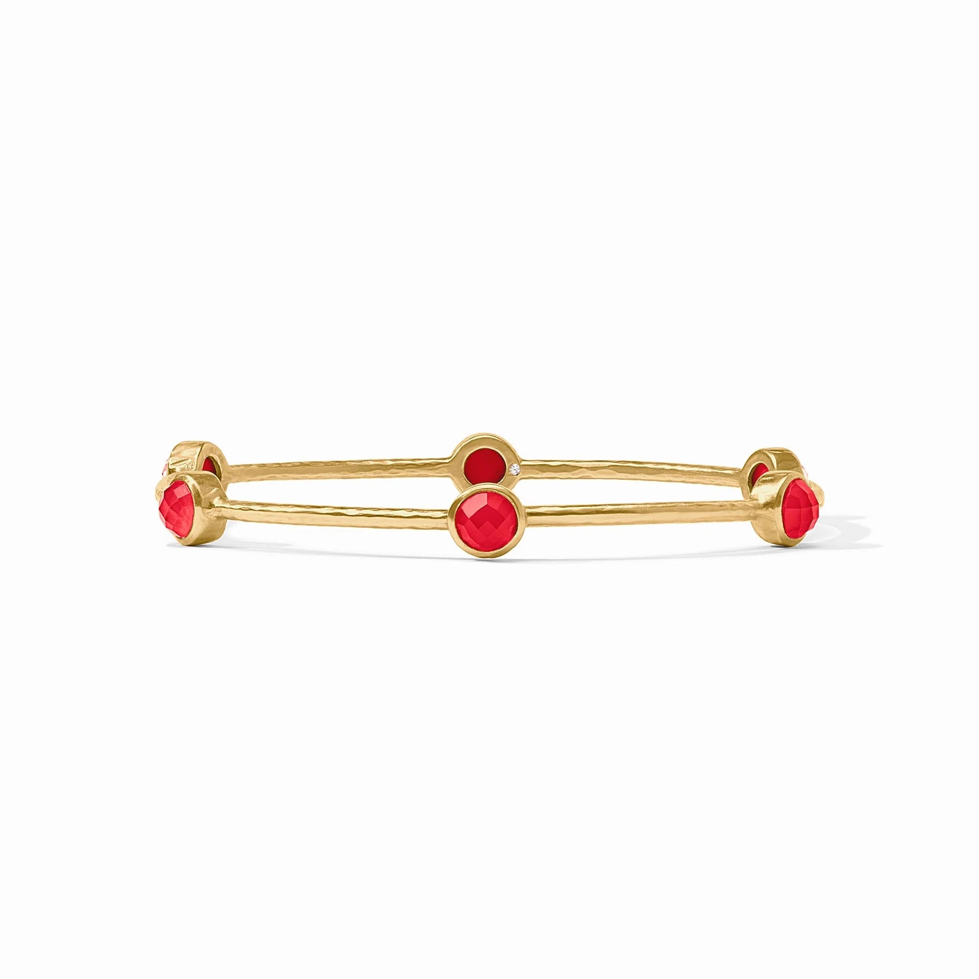 Milano Luxe Bangle - Iridescent Strawberry - Large Bracelets Julie Vos