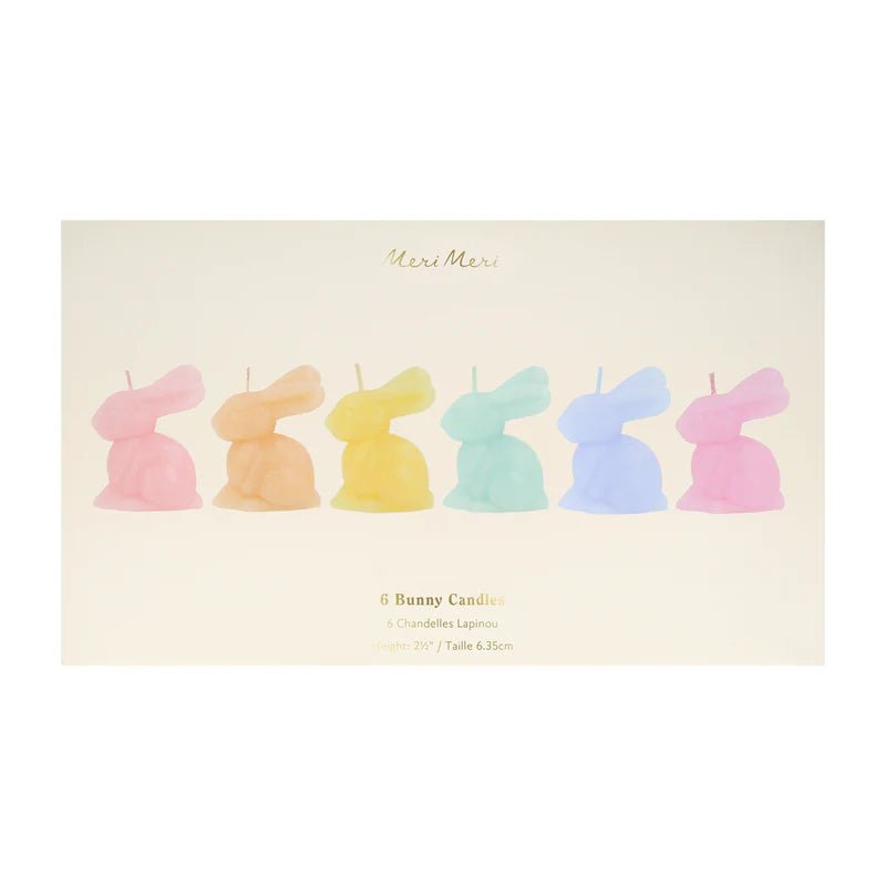 Mini Bunny Individual Candles - Assorted Seasonal Meri Meri
