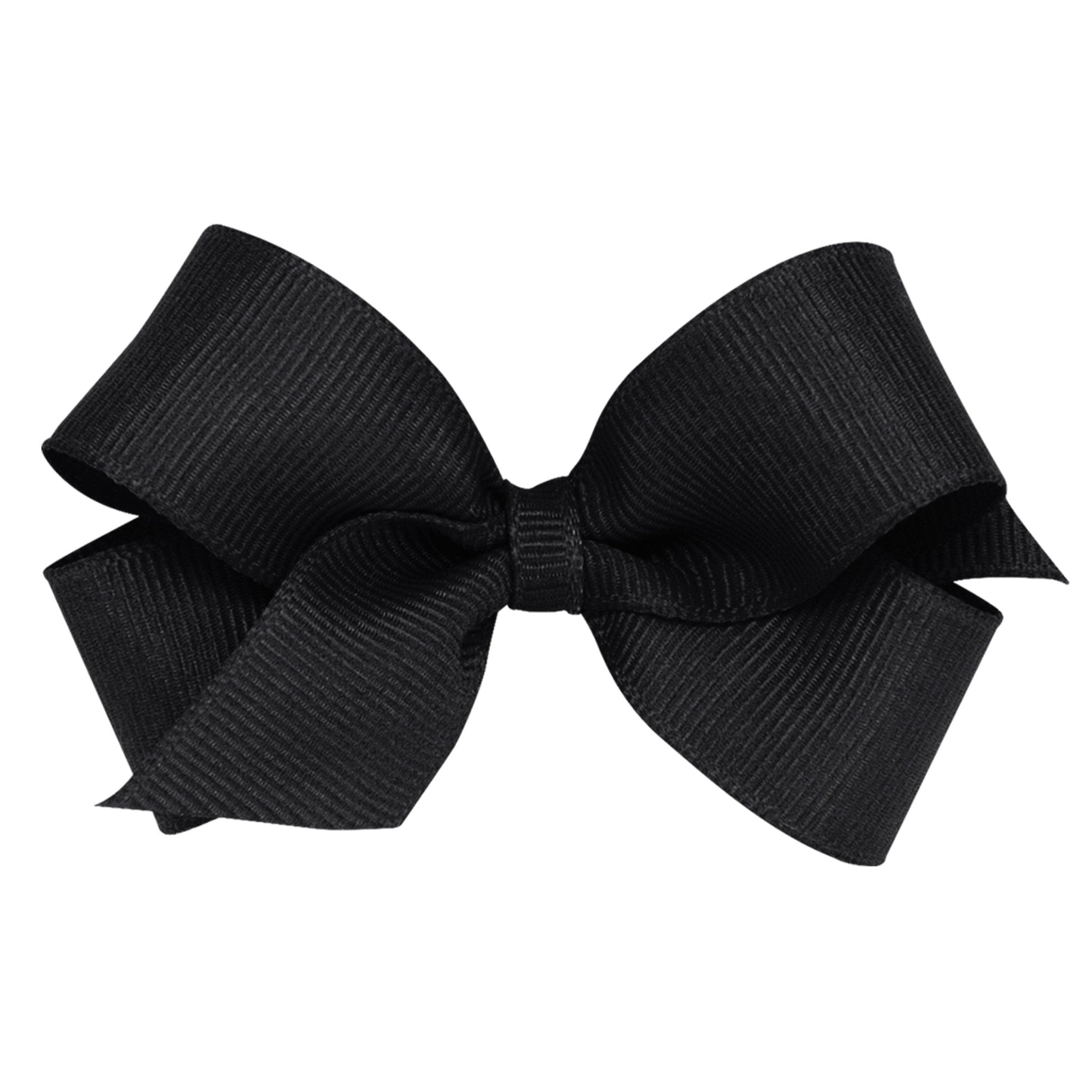 Mini Grosgrain Bow - Black Kids Hair Accessories Wee Ones