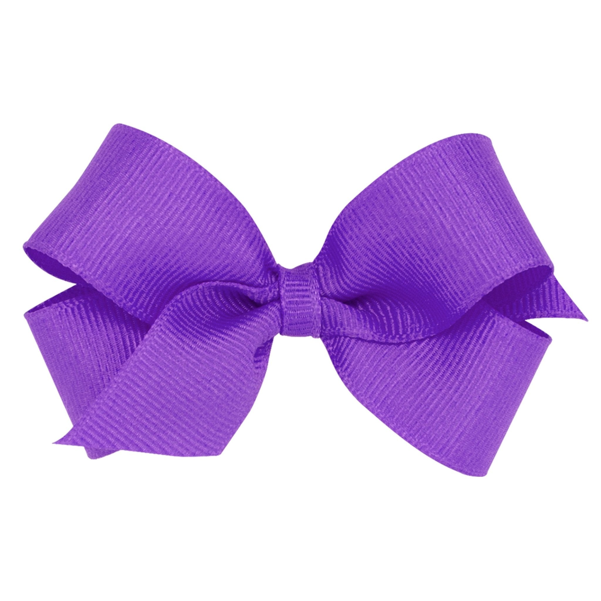 Mini Grosgrain Bow - Delphinium Kids Hair Accessories Wee Ones