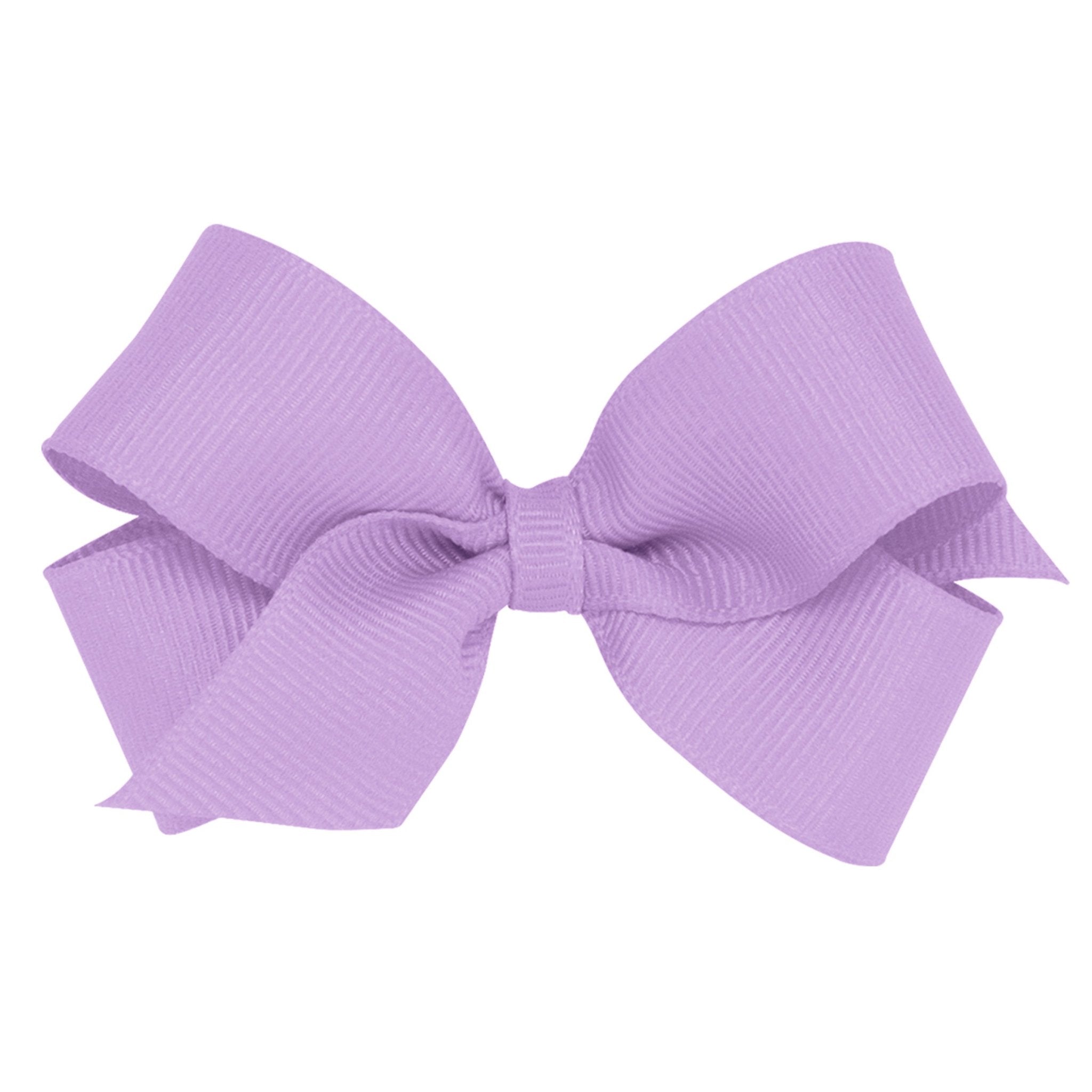 Mini Grosgrain Bow - Light Orchid Kids Hair Accessories Wee Ones