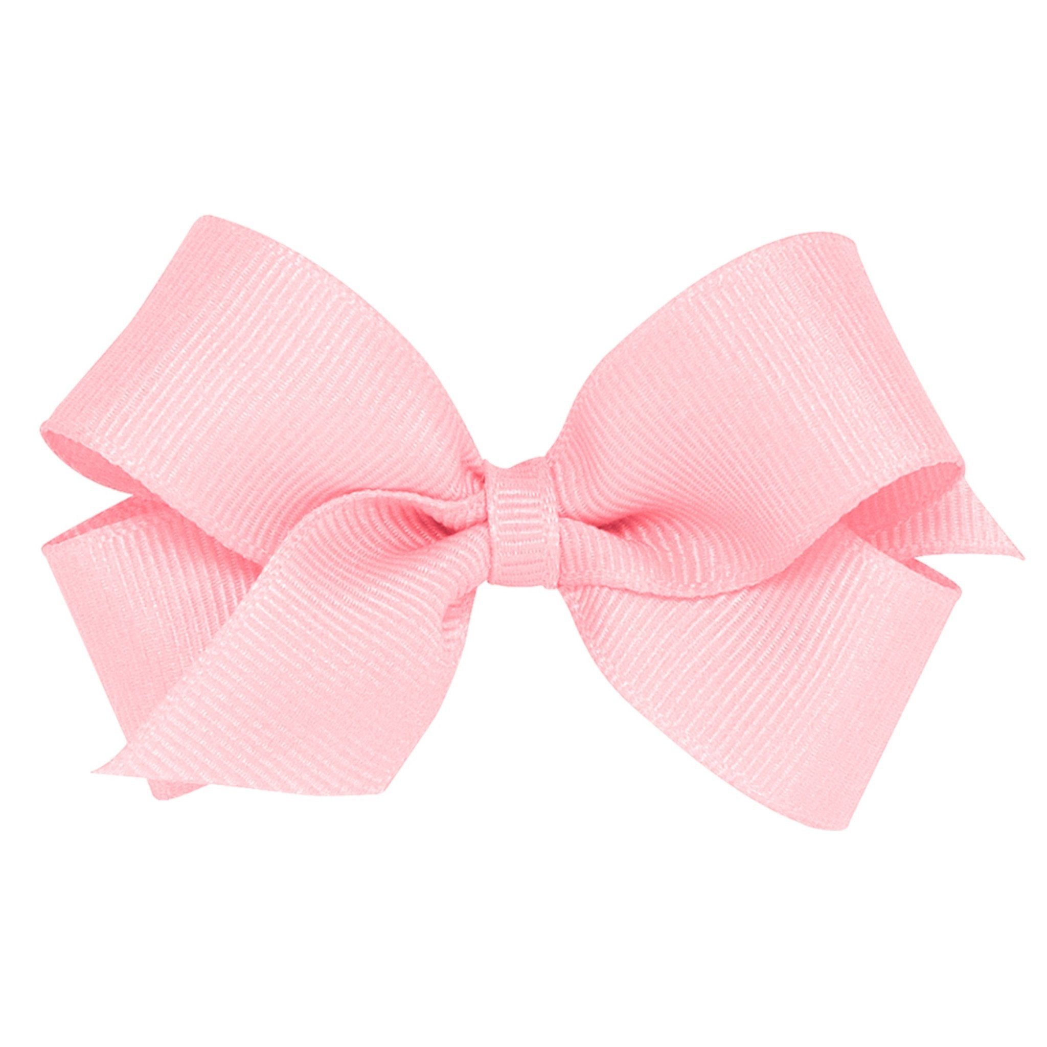 Mini Grosgrain Bow - Light Pink Kids Hair Accessories Wee Ones