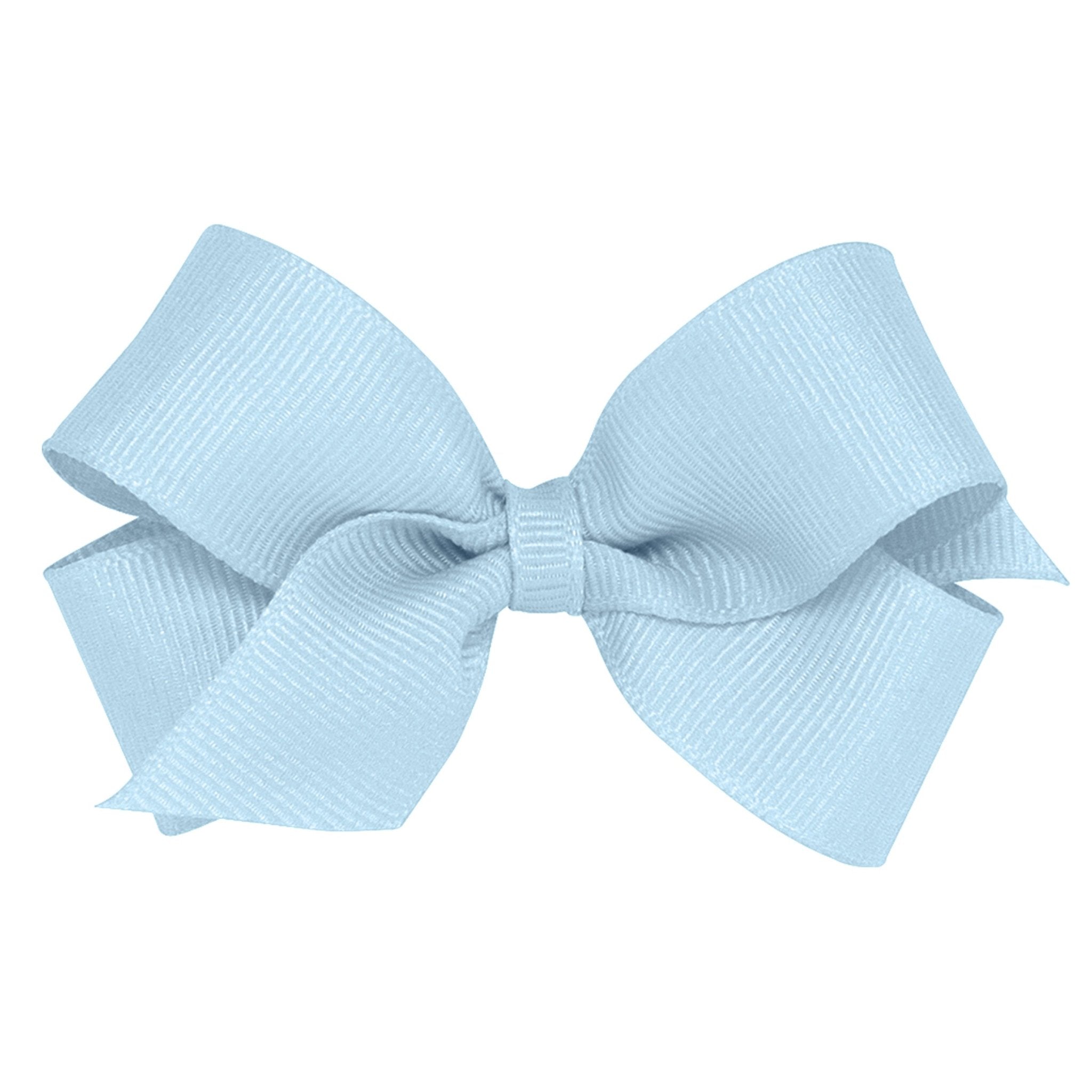 Mini Grosgrain Bow - Millennium Blue Kids Hair Accessories Wee Ones