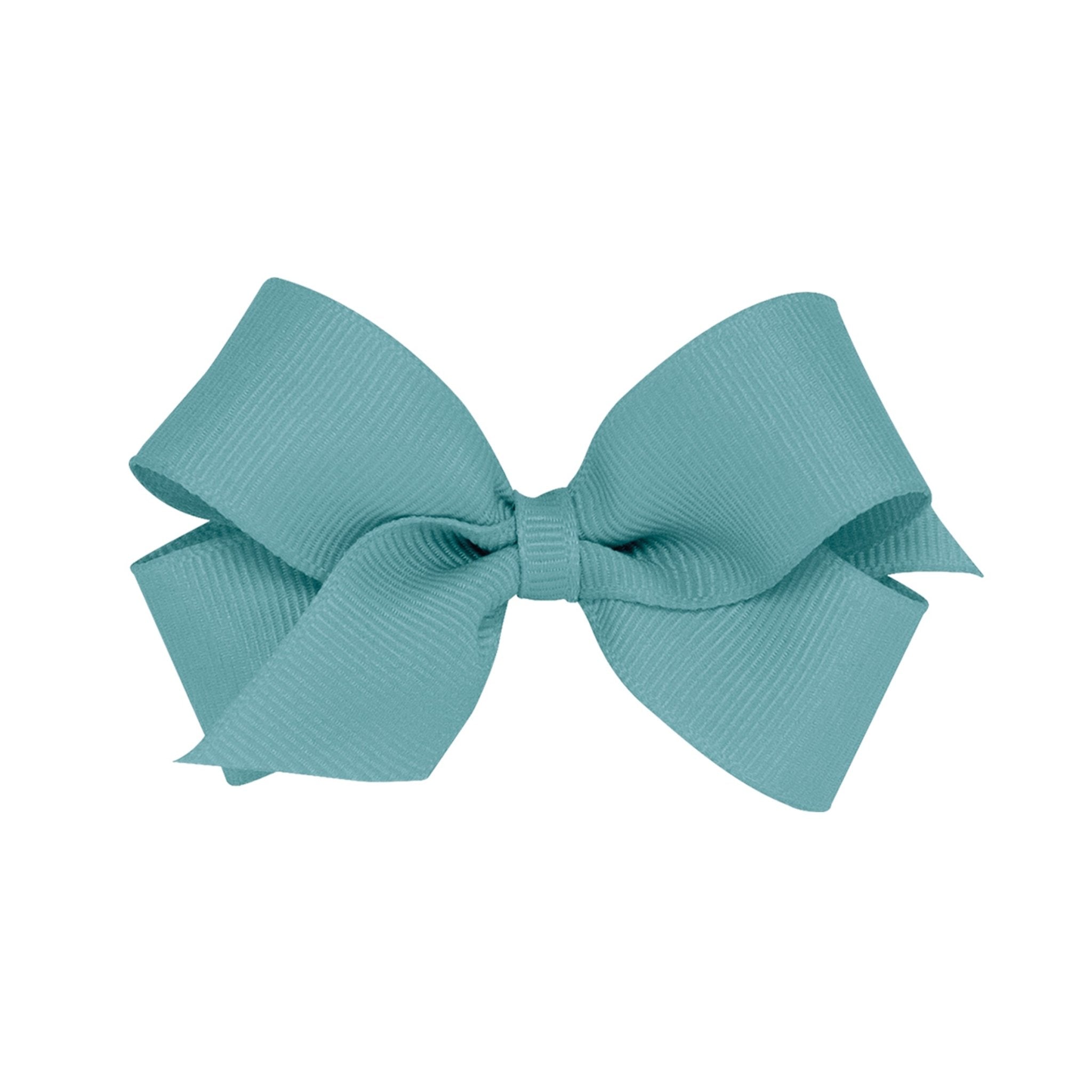 Mini Grosgrain Bow - Nile Blue Kids Hair Accessories Wee Ones
