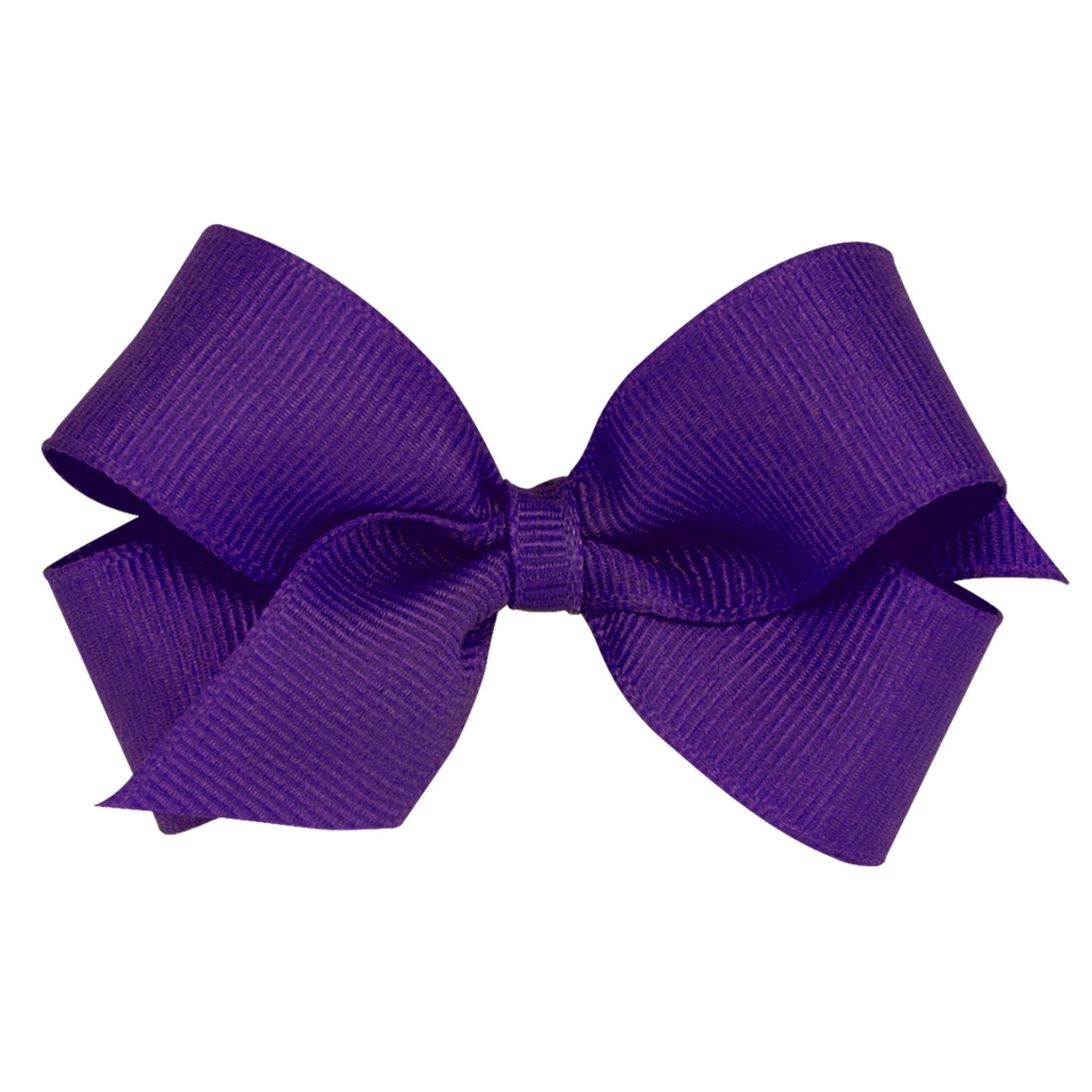 Mini Grosgrain Bow - Purple Kids Hair Accessories Wee Ones